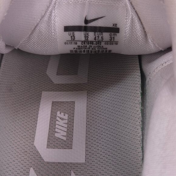 Nike Zoom Vomero 14 Lace Up Athletic Running Shoe Mens Size 13 CK1969-002 White - Picture 10 of 10